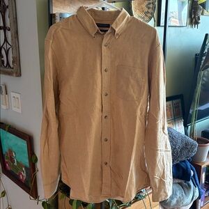 Banana Republic Tan Casual Button Down Shirt